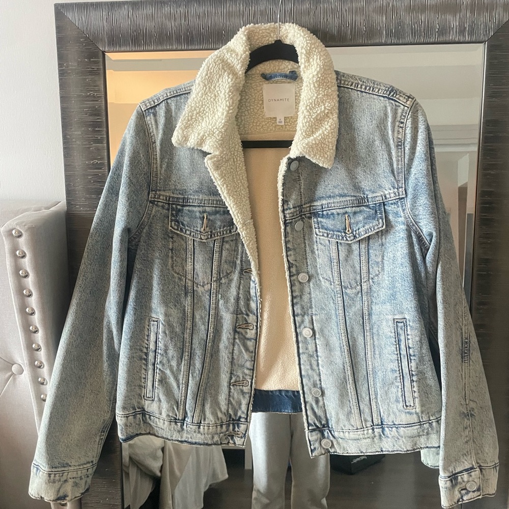 Denim Sherpa Jacket